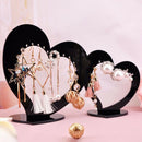 19.5Cm Jewelry Display Rack Acrylic Heart Shape Earrings Organizer Holder S