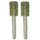2 Pieces 14mm Dia. Diamond Grinding Heads Rotary Tool for Grinder Drill, DIY