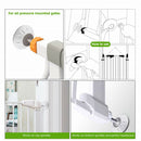 4Pcs/Pack Baby Gate Wall Protector Pet Gates Safety Pressure Wall Mounted Guard