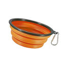 2 Pieces Collapsible Dog Bowl, Silicone Portable and Foldable Water Bowls with