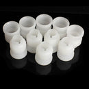 10pcs Coupler Adaptor Icing Piping Nozzle Bag Cake Flower Pastry Decor Tool TO