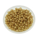 2-Box 1200Pcs Metal Hollow Round Beads Spacer DIY Jewelry Findings Wholesale