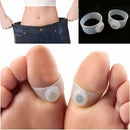 4x Abnehmen FuÃƒÅ¸ Magnetic Toe Ring Gewichtsverlust Gesundheit Fitness ^~GN Gw