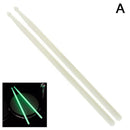1Pair Drum Stick Glow in The Dark Stage Performance Luminous Drumstick