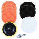 8 pcs M10 4 " Car Polishes Waxing Sponge pad Set
