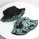 Tropical Leaf Wind Fisherman Hat Unisex Outdoor Sun Protection Sun Visor Do