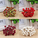 Artificial Fruit Berries Blueberry Xmas Wedding Bouquet Flower Wreath 400Pcs