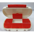 Weekly Pill Box Medicine Organiser Travel 6 Day Tablet Storage Dispenser Case TE
