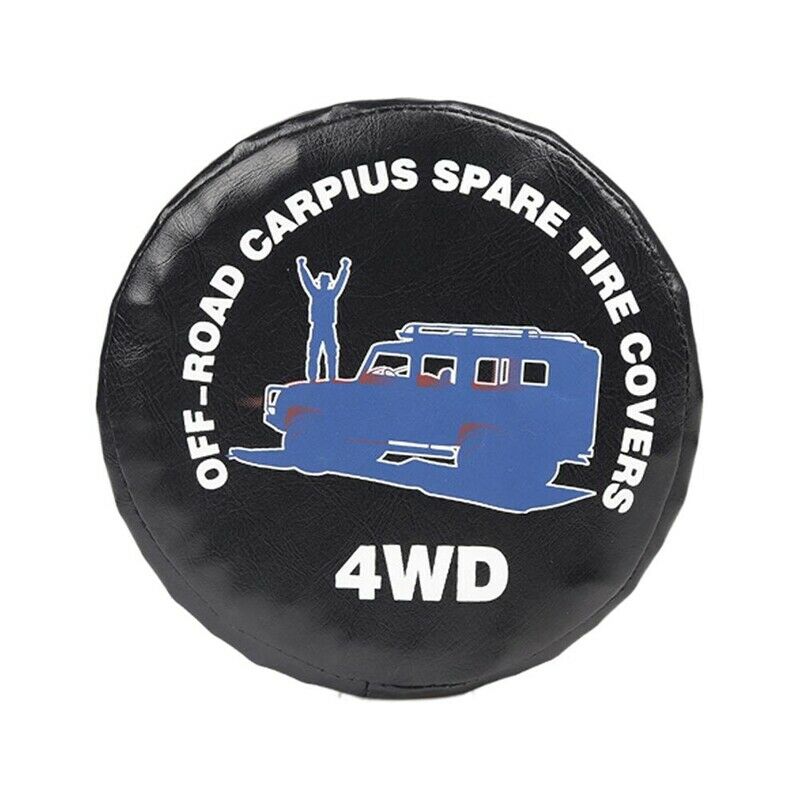 RC Car Decoration Spare Tire Cover for 1/10 TRX4 AXIAL SCX10 Leather Spare TE8W8