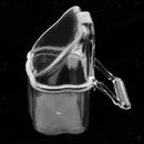 4 Pcs Automatic Bird Seed Feeder, Free Install Transparent Parrot Foraging