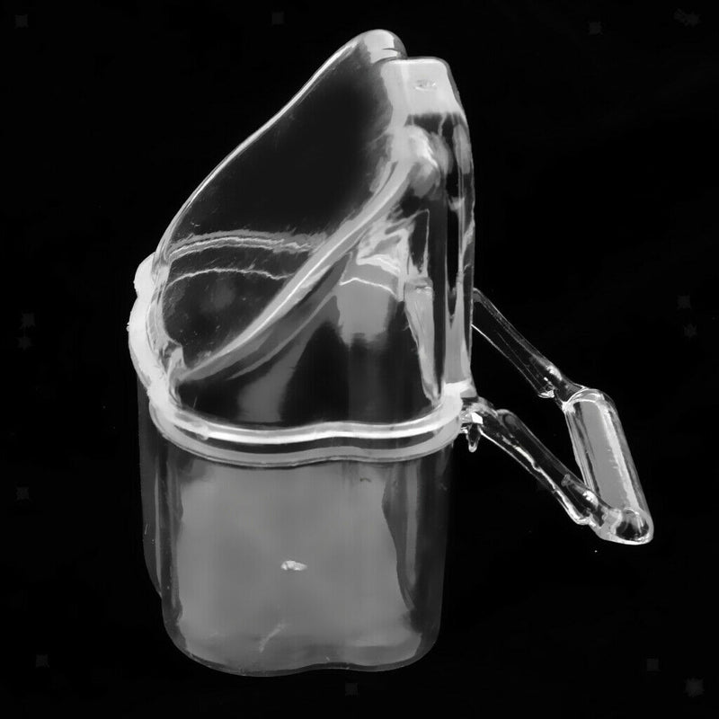 4 Pcs Automatic Bird Seed Feeder, Free Install Transparent Parrot Foraging