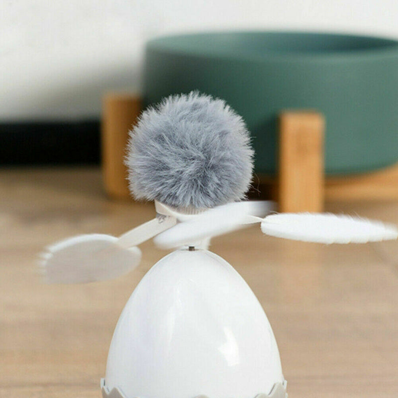 360Ã‚Âº Rotating Leaves Pet Cat Funny Feather Tumbler Teasing Interactive Toys