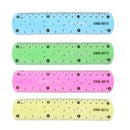 1PC Soft 15cm Ruler Multicolour Creative Flexible Stationery Rule School Supply