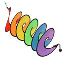 Colorful Rainbow Spiral Windmill Wind Spinner Camping Tent Yard Garden Decor