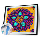 Frameless Painting By Numbers DIY Flower Hand Painted Canvas Oil Picture