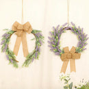 Artificial Garland 18 '' Wreath Door Farmhouse Showcase Wedding Party Decor