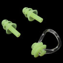 2 X Earplug +1 Swimming Nose Plier Silicone Swimming Pool Set H7U8