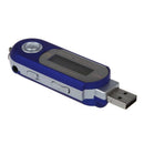 Blue 4GB USB LCD MP3 Player w/ FM Radio Voice Recorder