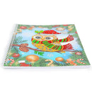 DIY Christmas Owl Special Shaped Diamond Painting 50 Pages A4 Notebook Gift