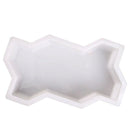 Three Waveform Garden Path Plastic Concrete Paving Brick Mold Diy Walkway C