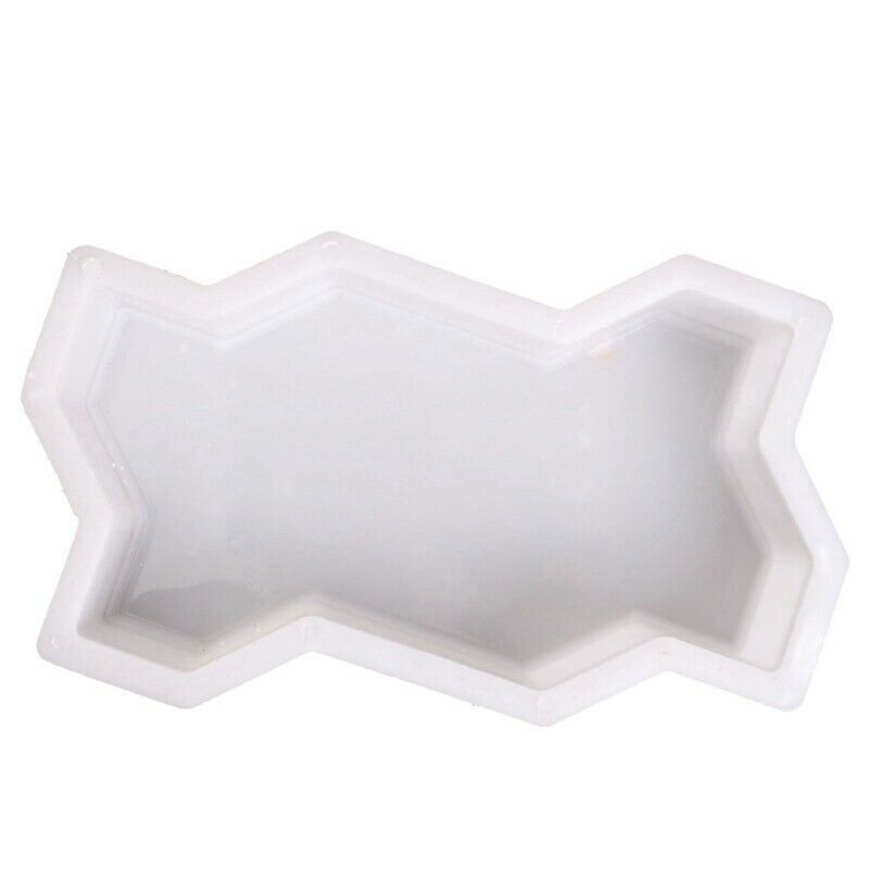 Three Waveform Garden Path Plastic Concrete Paving Brick Mold Diy Walkway C