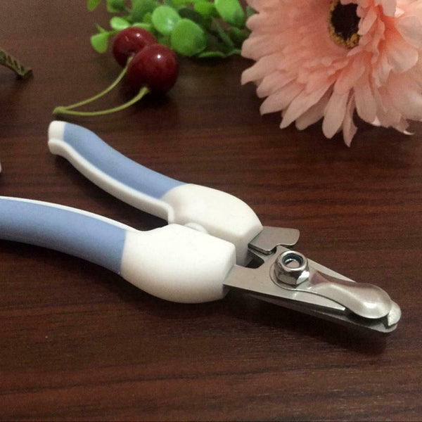 Pet Toe Care Stainless Steel Dog Cat Claw Nail Clippers Nail Trimmer(Blue)