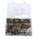 300Pcs/Set Chrome-Plated Vertical Rivet Nut Nut Configuration M3/4/5/6/8/10