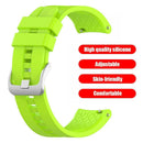 22mm Silicone Wrist Strap Band w/ Buckle for Amazfit GTR 47mm (Lime Color)