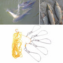 Stainless Steel Live Fish Lure Lock Belt Fishing Lock Buckle Tackle Accessories