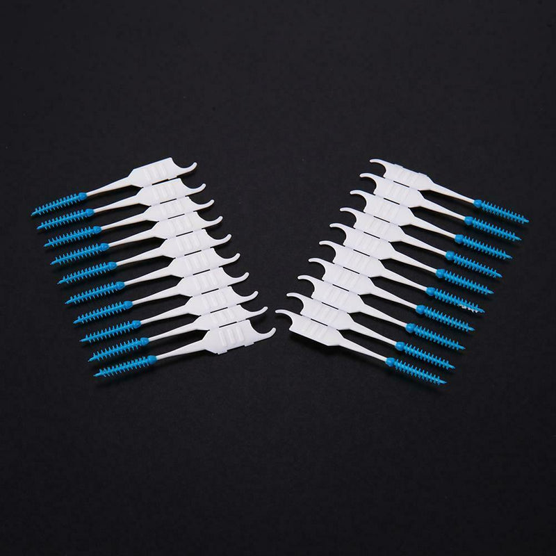 200pcs/lot Interdental Brush Dental Floss Teeth Oral Clean Double Head Tooth