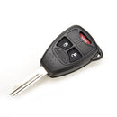 3 Button Uncut Blade Blank Key Remote Shell Case Cover For Chrysler Dodge Jee-OZ
