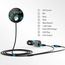 Bluetooth Aux Handsfree Car Kit 3.5Mm Jack Audio Mp3 Player Wireless Fm Tra