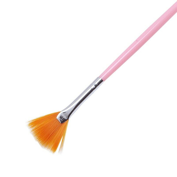 Set of 15 brushes for nail , pink R5T8