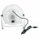 Mini fan Portable USB Desk Computer PC Laptop Silent Color: White