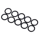 10pcs G1/4 Silicon Sealing Ring 2 Point Connector O Ring Washer Seal(Black) A