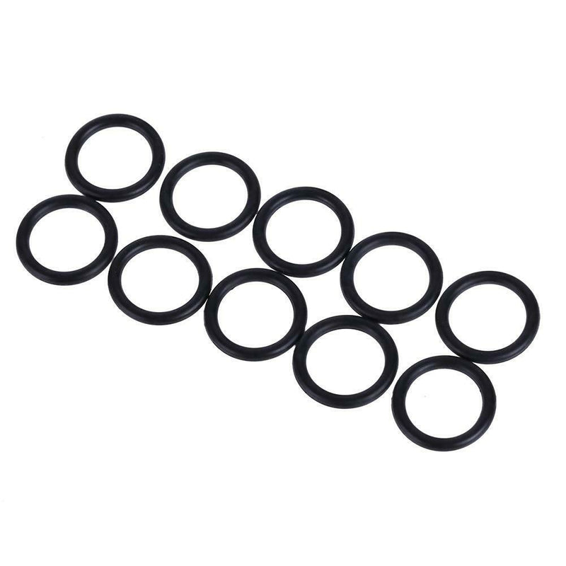 10pcs G1/4 Silicon Sealing Ring 2 Point Connector O Ring Washer Seal(Black) A