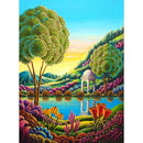 Full Round Drill Diamond Painting DIY Quiet Garden Rhinestone Picture Craft