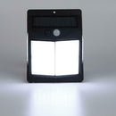 122LED Solar Power PIR Motion Sensor Wall Light Outdoor Garden Street Lamp