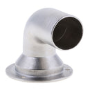 Marine Boat Yatch Deck Drain Scupper 38mm Tube Fixed Cover Stainless Steel