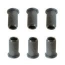 12x Black Guitar Body String Mounting Ferrules For Electric Guitar Accessory