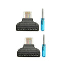 RJ45 Ethernet Male To 8 Pin AV Terminal Screw Converter Block Plug CCTV Accessor