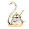 Aluminum alloy Condiment Pot Seasoning Container Spice Glass Jar Salt Sugar G7M8