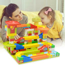 Funny DIY Creative Slide Track Assembled Large Particles Building Blocks