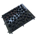 14x11'' Pebbles Foot Massager Mat Comfort Relaxing Blood Circulation Pad Bla