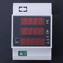 AC80-300V/100A Digital Energy Meter Din Rail LED Active Power Factor Multi- O4W6