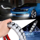 2X 6LED New Car DRL Daytime Running Driving Lamp Steering Turn Signal Light OZ