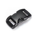 100pcs 3/8"Contoured Curved Side Release Plastic Buckle for Paracord Bracelet Nw