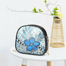 DIY Flower Special Shaped Diamond Painting Leather Chain Crossbody Bags