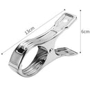 4PCS Stainless Steel Large Clothes Pegs Hanging Pins Laundry Hanger Clips