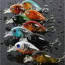 5pcs Plastic Set of Fishing Lures Bass China CrankBait Hard Crank Bait 4.5cm/4g